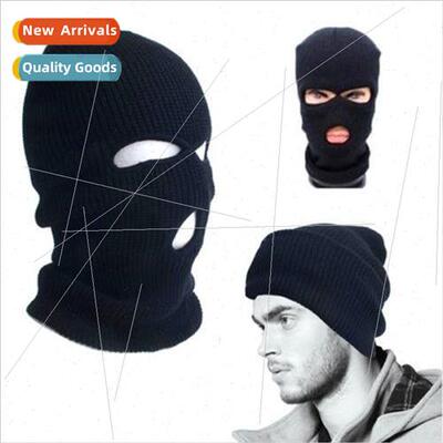 Fall and winter men and women three-hole knitted hat Barack