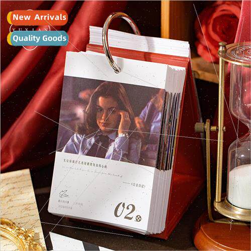 2024 366 Desktop Calendar Collection Vintage Style Fun Flip