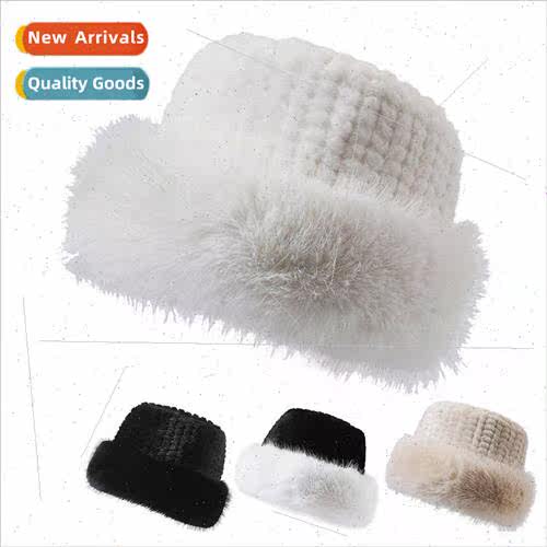 The new fashion thunderbolt hat autumn and winter warm plush