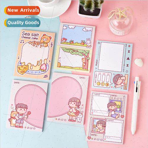 Sticky note book small potato enjoy life series cartoon cute
