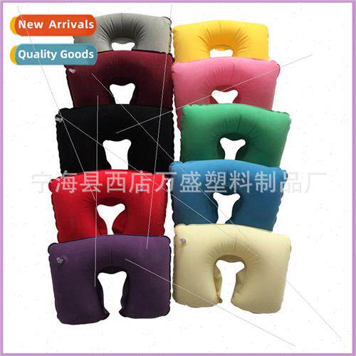 Multi-color U-shaped Inflatable Travel Air Pillow Portable A