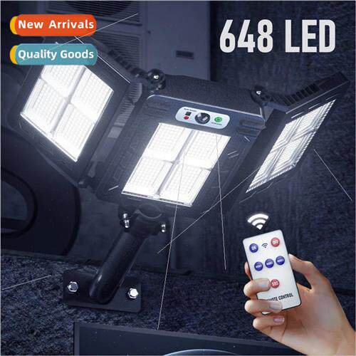 new solar set light sensor garden wall light remote control