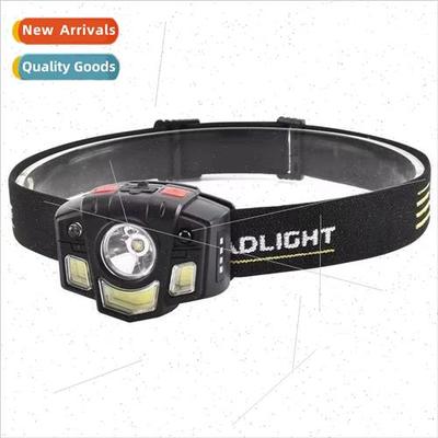 New Smart Wave Sensor LED Rechargeable Sensor USB Headlamp O