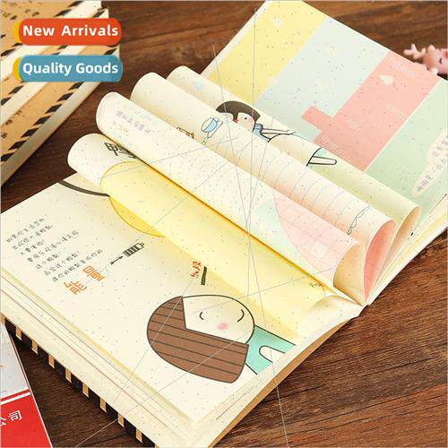 Creative stationery language cute handbook book colorful pag