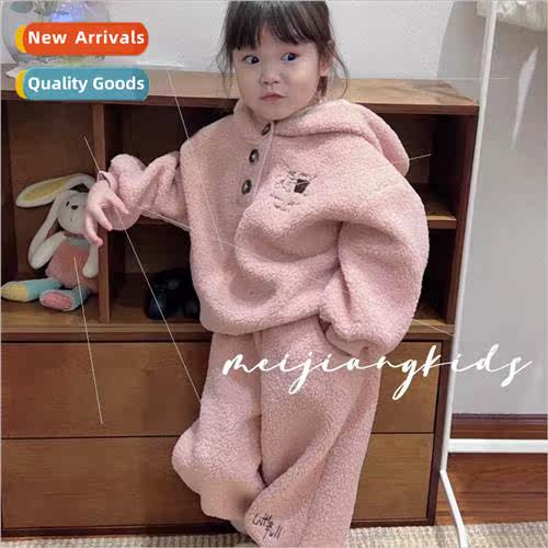2023 winter new childrens Korean  of childrens clothing girl