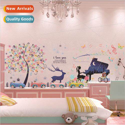 Aesthetic cozy wall stickers bedroom living room room backgr