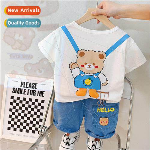 2178 summer childrens clothing childrens short-sleeved suit
