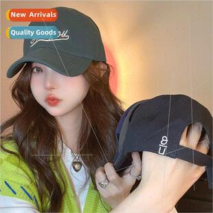embroidered letters baseball cap fas Korean children fashion