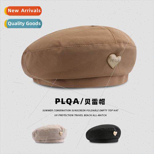 Hat students octagonal cap fashion travel hundred beret son