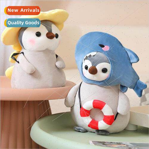 New cute trans适用ming penguin doll small penguin cartoon di