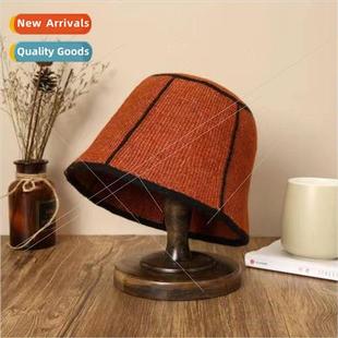 hat female face designer cover bucket gas Niche 适用eign