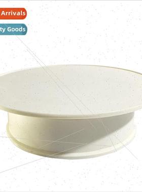 White mirror motorized carousel rotating display stand jewel