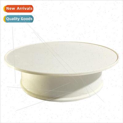 White mirror motorized carousel rotating display stand jewel