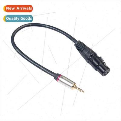 Stereo 3.5mm to 3 pole XLR female microphone adapter cable Z
