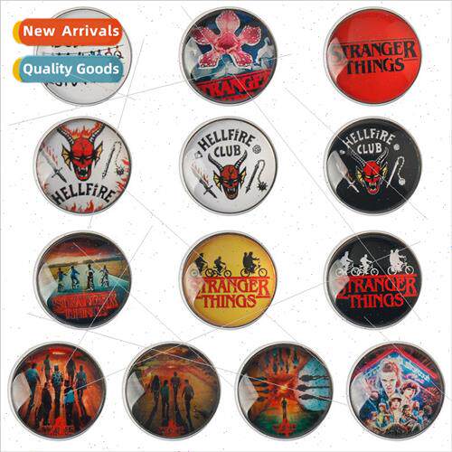 Americana Stranger Things4 Stranger Things Brooch Hellfire C