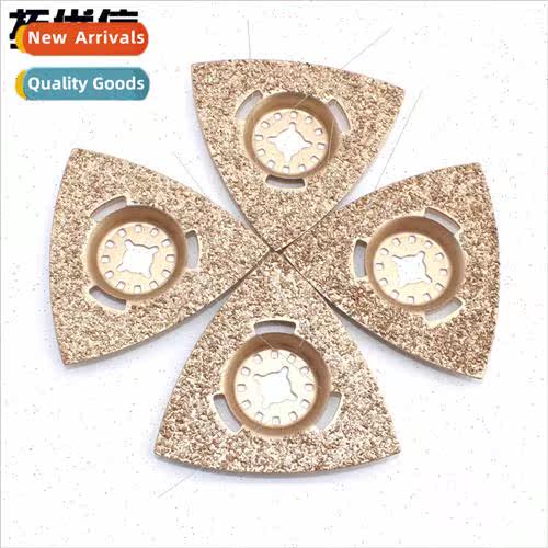 High  multifunctional welded carbide triangular grinding dis
