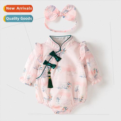 Baby clothes fall female baby onesie princess full moon hund