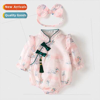 Baby clothes fall female baby onesie princess full moon hund