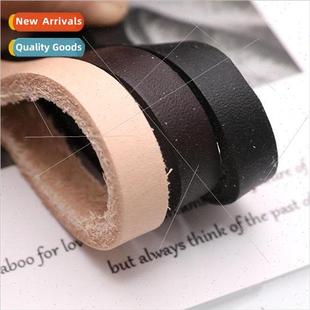 wide cowhide 10mm thi 4mm leather diy rope