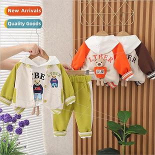 new suit baseball boys uni toddler fall handsome Yankee cool