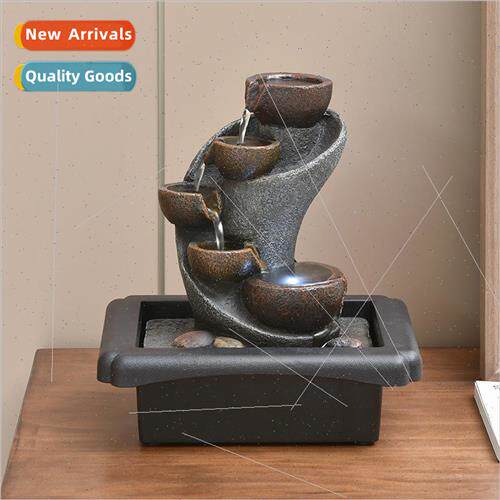 Small running water ornaments cycle small fountain cash regi