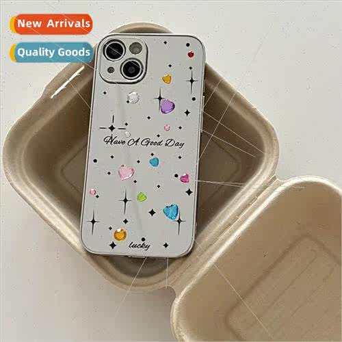 ins sweet cool  stars English mirror iPhone13 drilling 14Pro