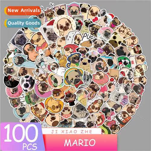 100 does not repeat cute more pug PUG graffiti stickers pers