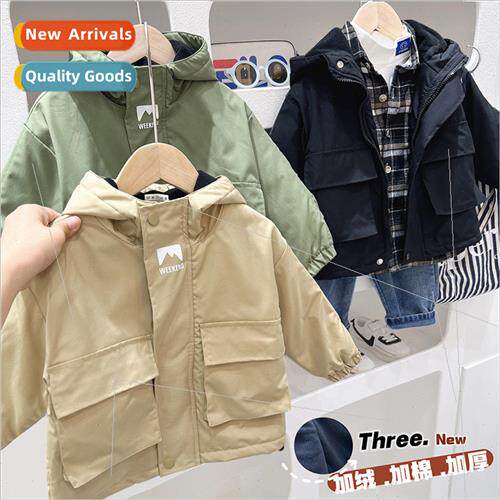 2023 winter childrens clothing middle and large children boy