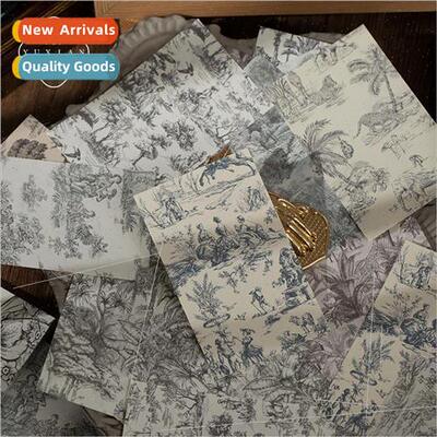 Everyday objects material paper retro  texture plants and fl