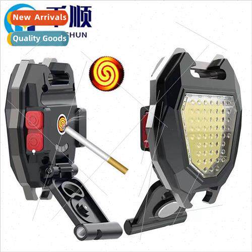 Multi-function keychain light magnetic auto repair light ele