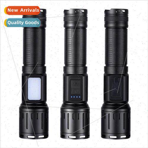 Aluminum alloy white laser flashlight multifunctional side l