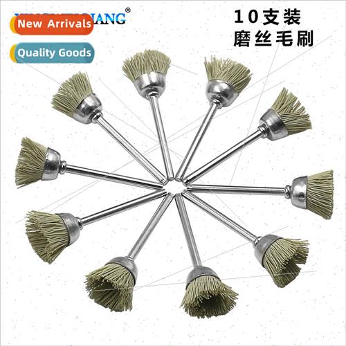 10 Brushes Sanding Dupont Wire 3mm Shank Mahogany Furniture图片