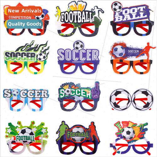 New soccer photo glasses soccer theme party decorations Euro
