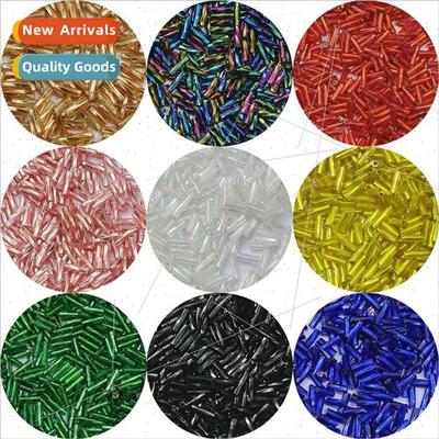 2*6mm spiral tube beads rice beads handmade diy homemade bra