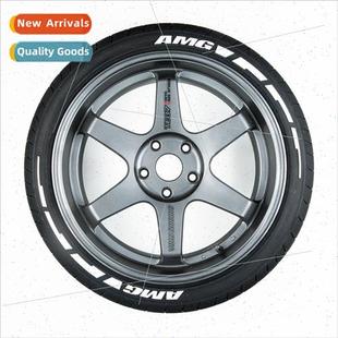 Car tire letter stickers 3D stereo PVC alphabet tire sticker