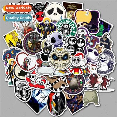 50 -repeating Halloween series graffiti stickers zombie brid