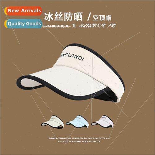 Hat female sports hollow top hat ice silk anti-ultraviolet s