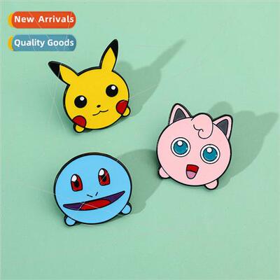 Pokémon metal badge cartoon cute Pokemon Pikachu Jani-Turtl