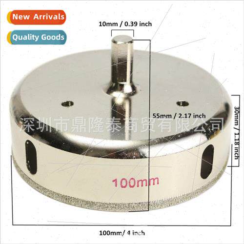 100mm Electroplated Diamond Drill Bit Hole Saw Coating Mason