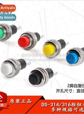 DS-314/DS-316 Pushbutton Switch 2-Pin Non-Locking -Resetting