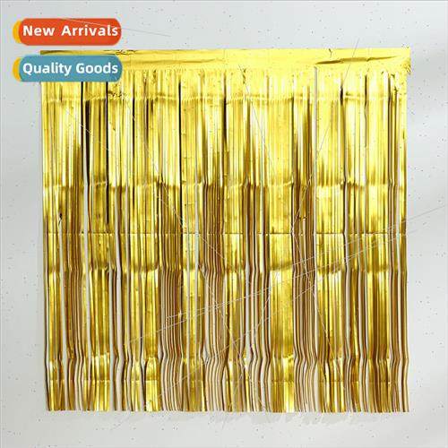 Matte Rain Curtain Hawaii Party Decoration Graduation  Stage