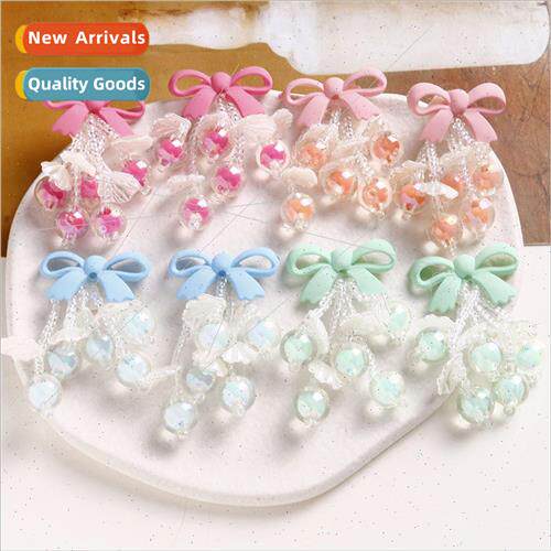 Yuanqi girl crystal ball pendant flowers diy handmade weavin