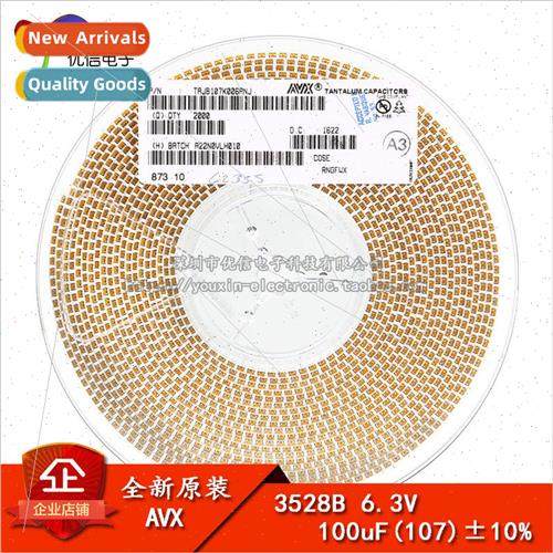 al Genuine SMT Tantalum Capacitor 3528B 6.3V 100UF 10% TAJB1