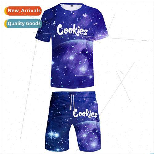 2023 new cookies cookies starry sky 3D digital printing mens
