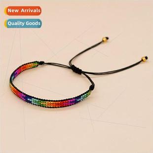 loop pattern rows arrow color inter bead rice New