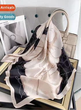 Small square scarf silk scarf female spring and fall new fas