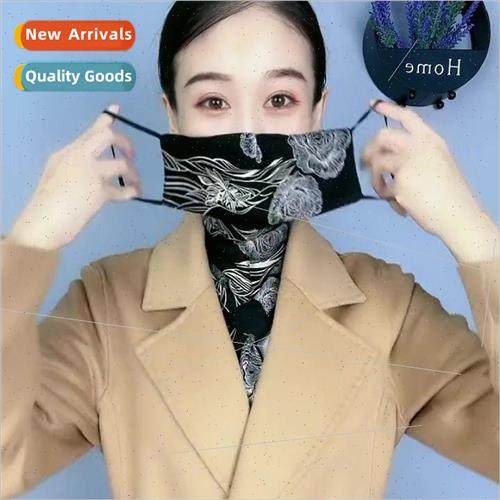 Neck protection long scarf set neck warm scarf women scarf f