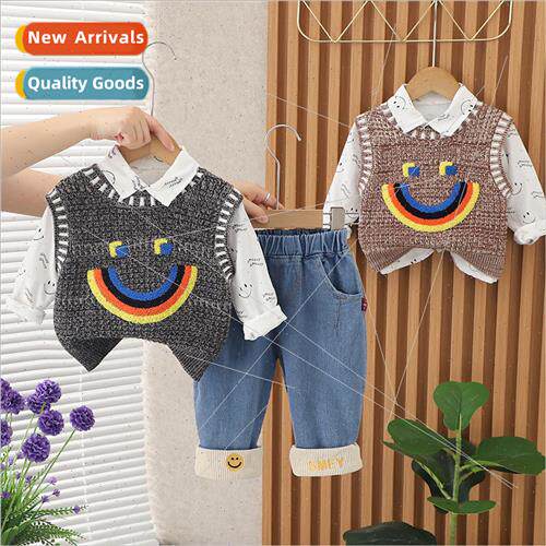 2023 boys fall suit suit handsome Korean  of the childrens s