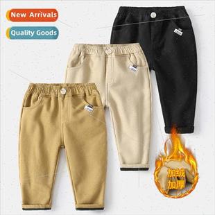 winter pants baby cotton warm Boys 2021 padded