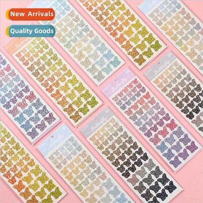 Ins wind flash butterfly series stickers cell phone case sta